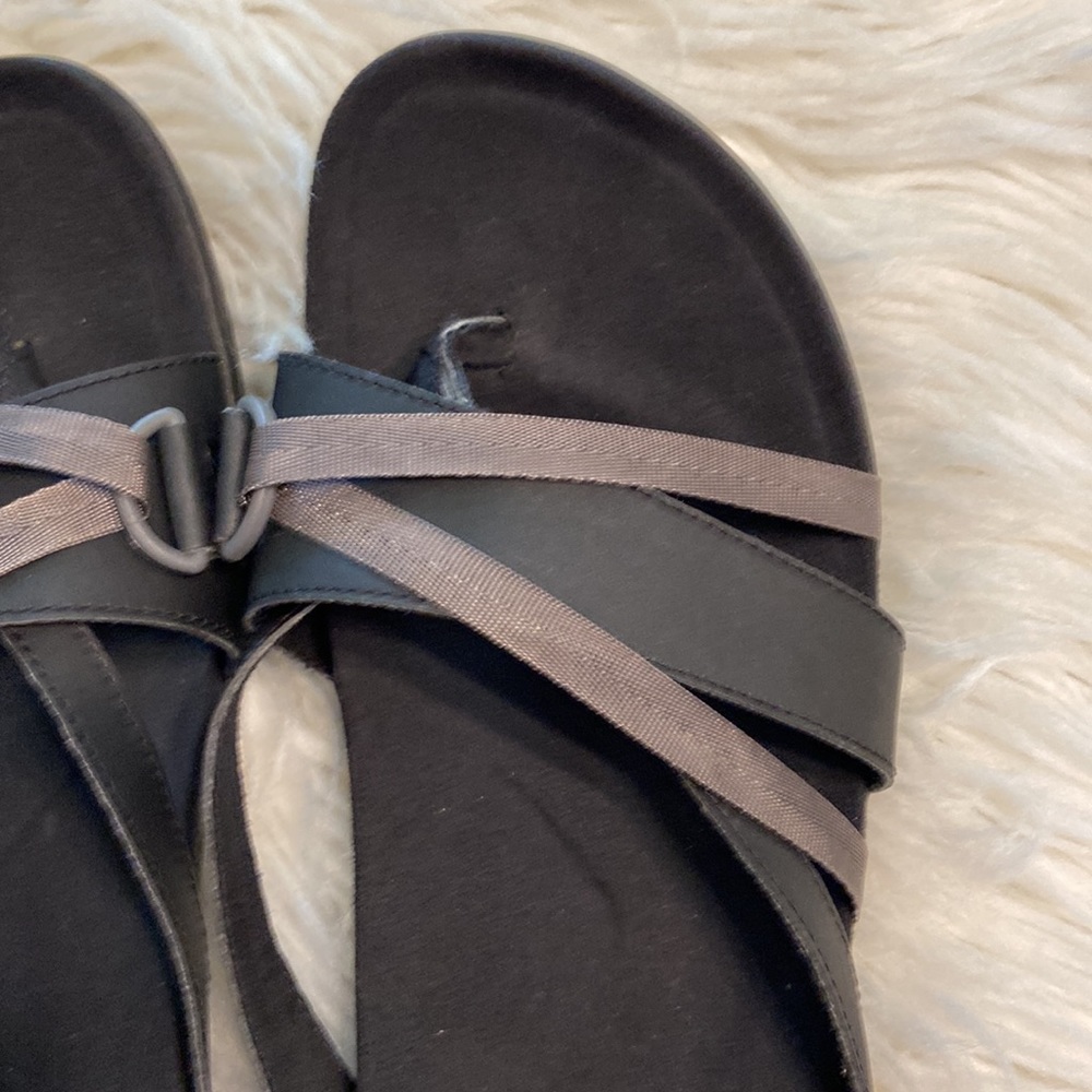 Merrell AirCushion Memory Foam sandals size 11 BNWOT black and gray color - Picture 11 of 16